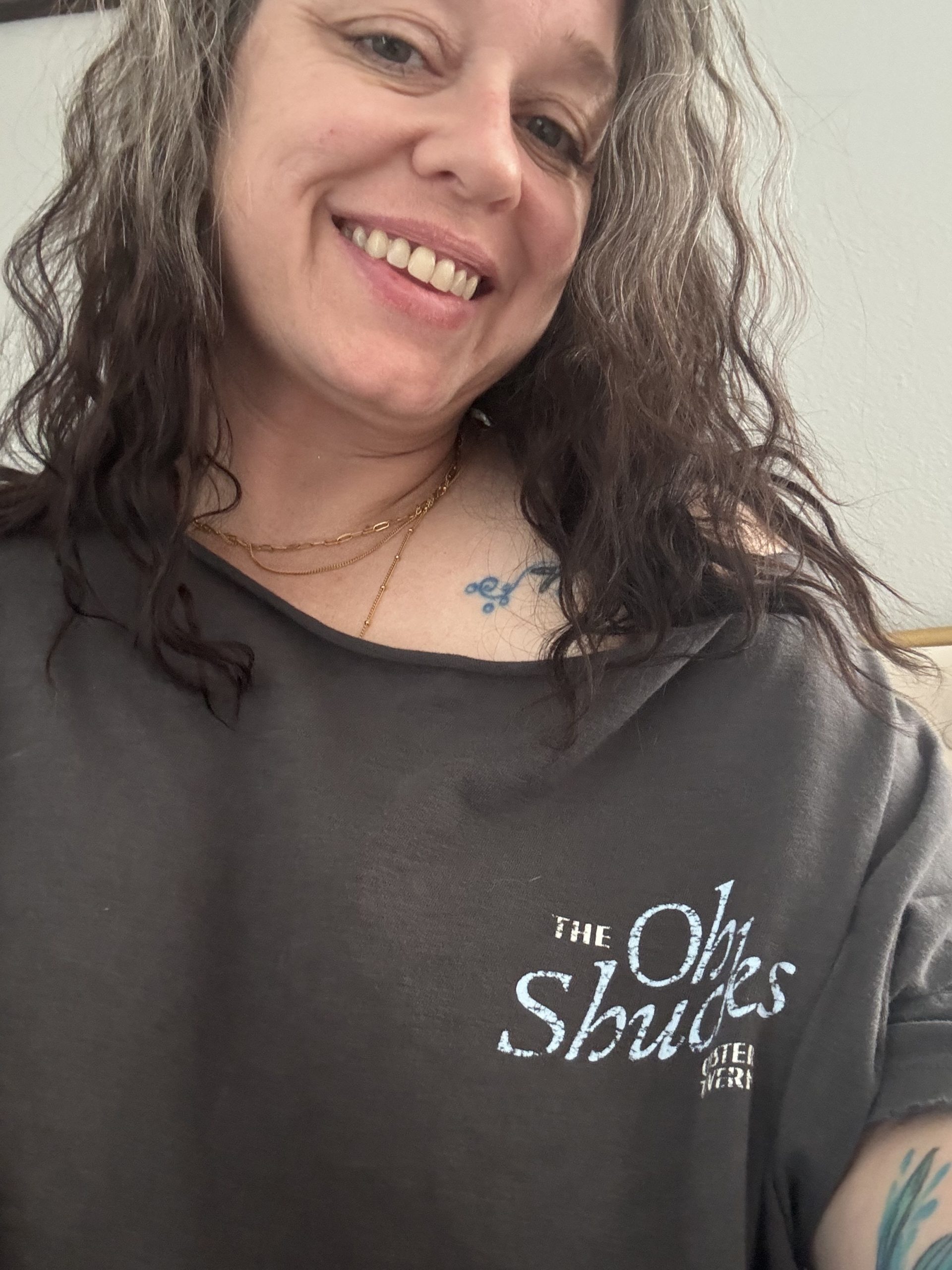 Moe in the oh shucks shirt